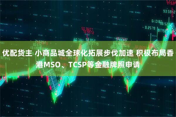 优配货主 小商品城全球化拓展步伐加速 积极布局香港MSO、TCSP等金融牌照申请